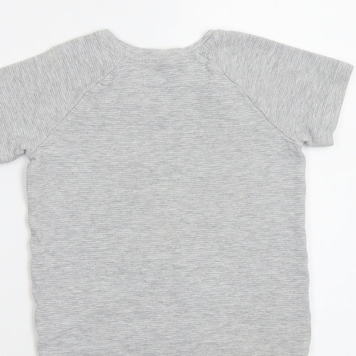 TU Girls Grey   Basic T-Shirt Size 6 Years
