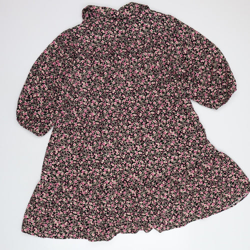 F&F Womens Pink Floral  A-Line  Size 14