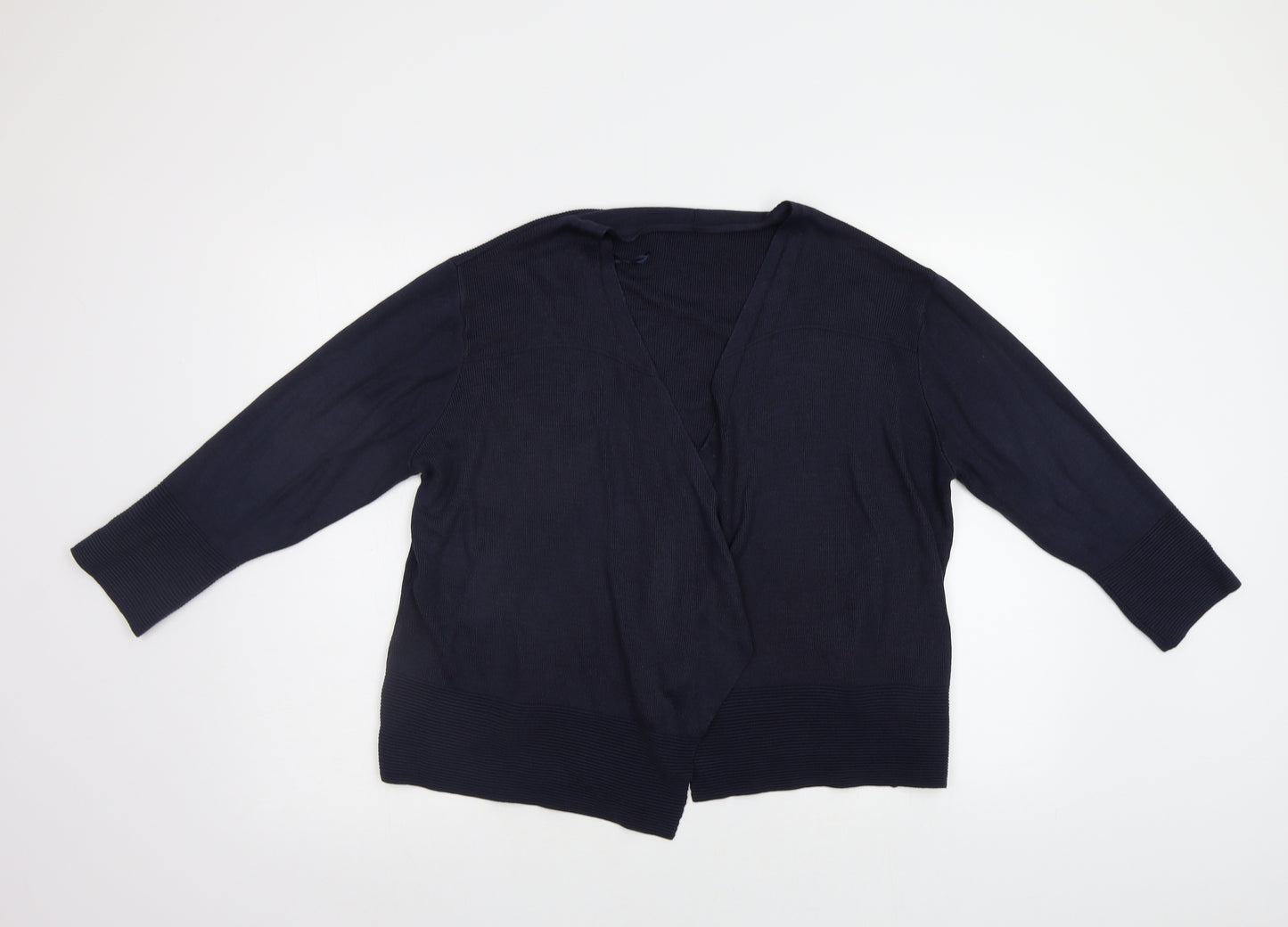 M&S Womens Blue   Cardigan Jumper Size 16