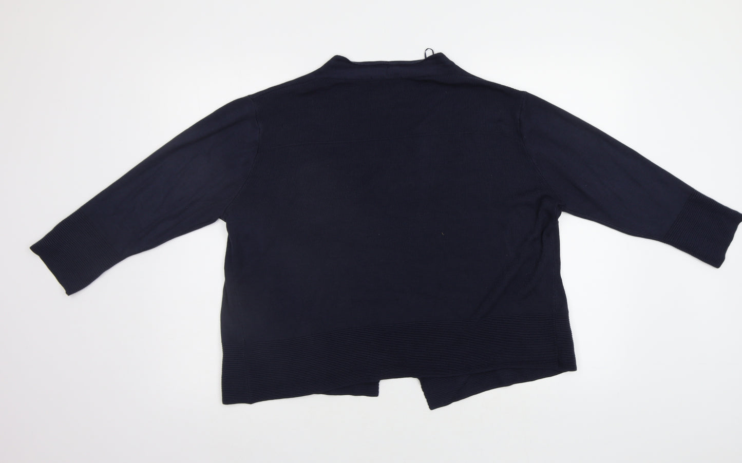 M&S Womens Blue   Cardigan Jumper Size 16