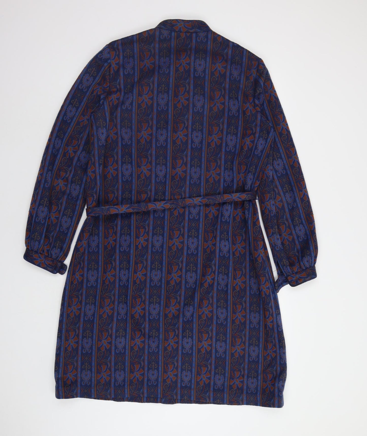 Eastex Womens Blue Geometric  A-Line  Size 18