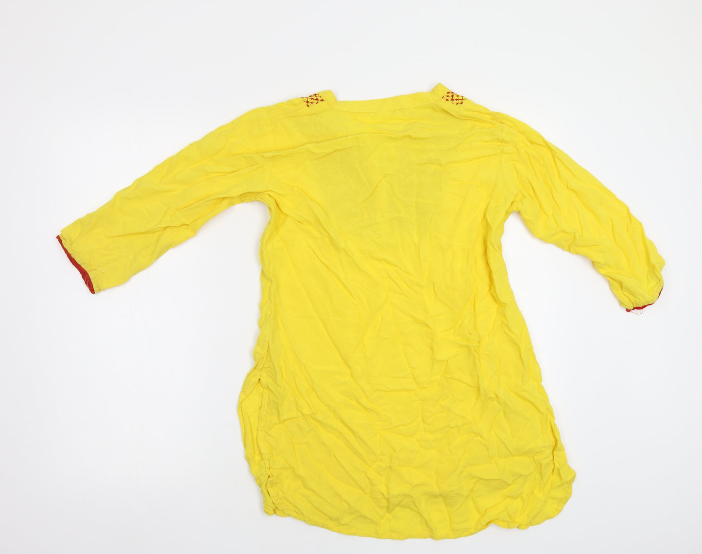Preworn Womens Yellow   Basic Blouse Size L