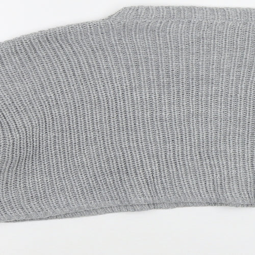 Missguided Womens Grey   Pullover Jumper Size M