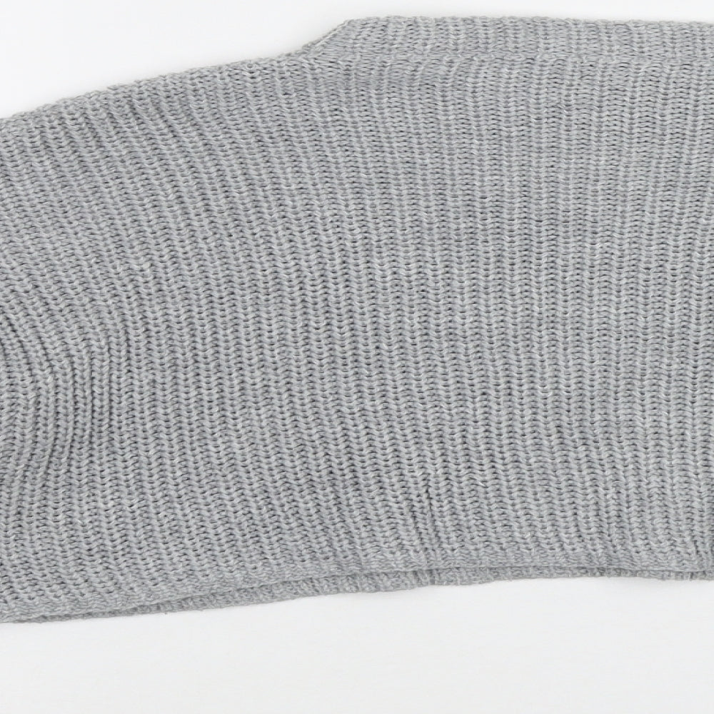 Missguided Womens Grey   Pullover Jumper Size M