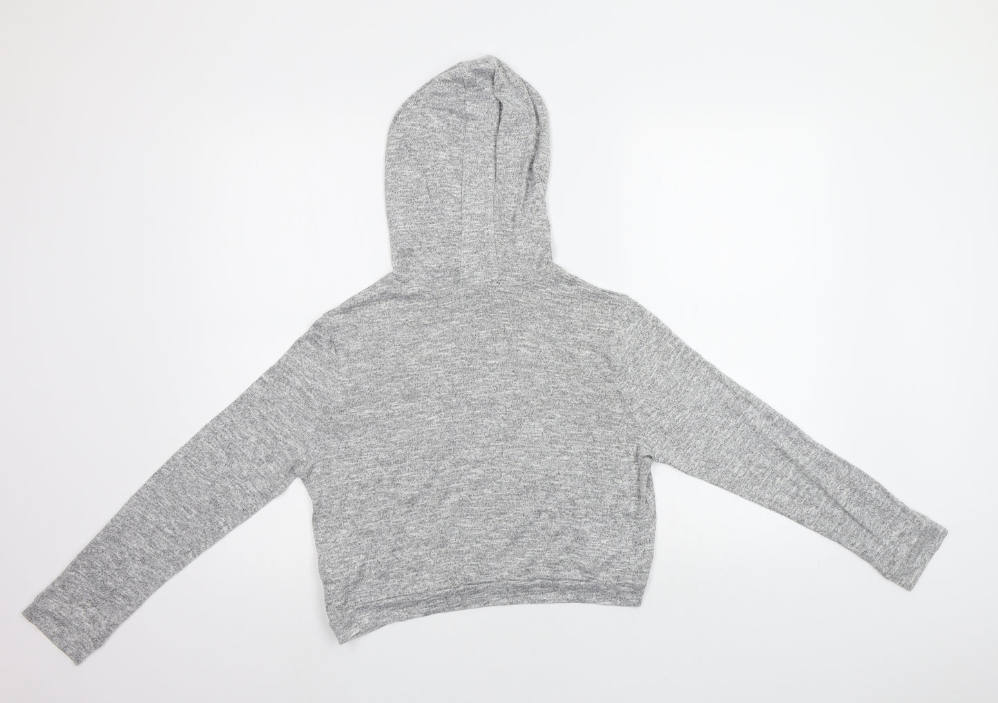 New Look Girls Grey   Pullover Hoodie Size 12 Years