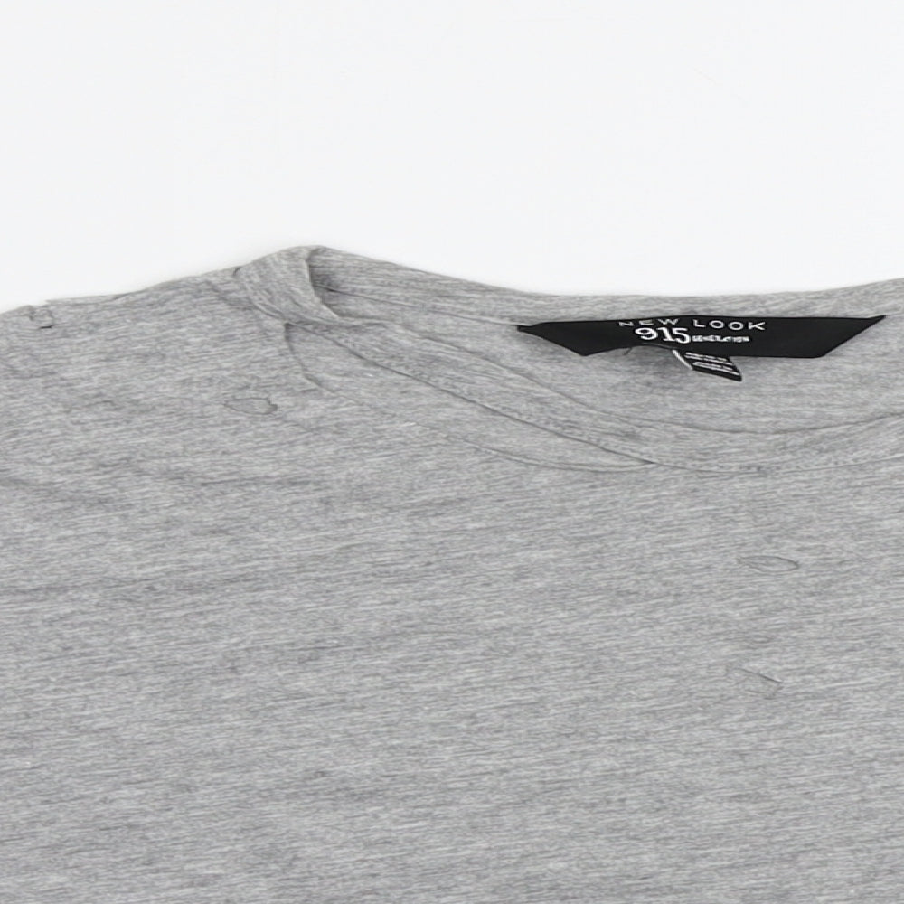 New Look Girls Grey   Basic T-Shirt Size 10-11 Years