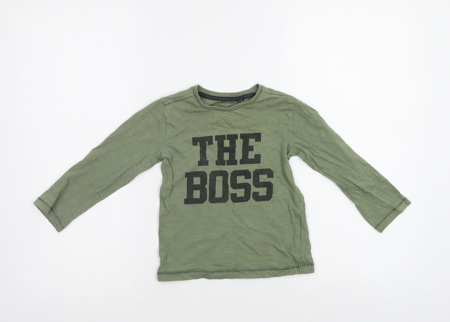 NEXT Boys Green   Basic T-Shirt Size 2-3 Years  - The Boss