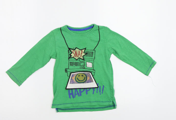 NEXT Baby Green Basic Polo Size 12-18 Months