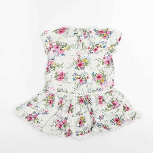 NEXT Baby White Floral  A-Line  Size 12-18 Months