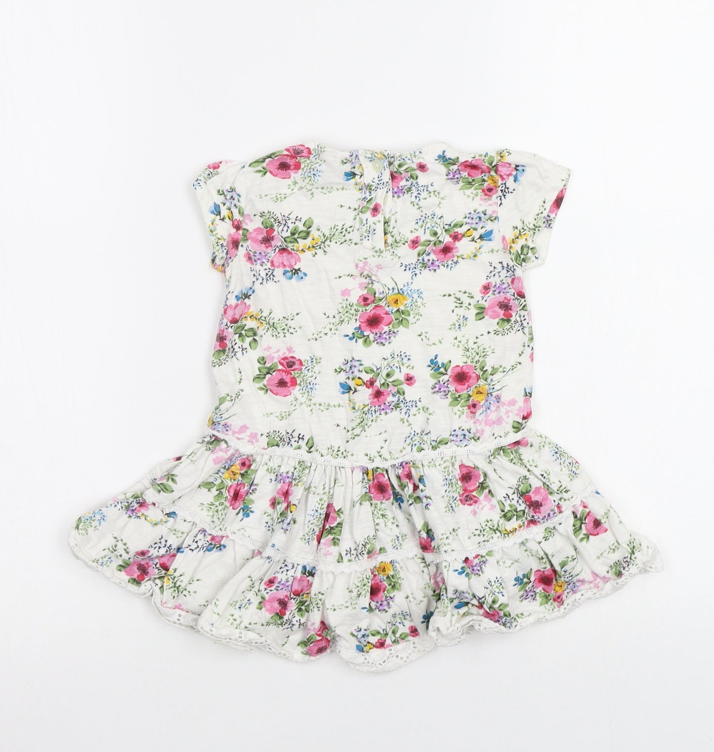 NEXT Baby White Floral  A-Line  Size 12-18 Months
