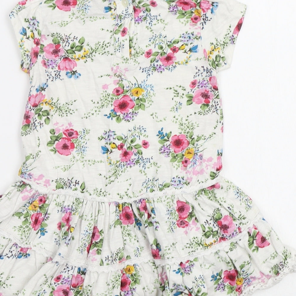 NEXT Baby White Floral  A-Line  Size 12-18 Months