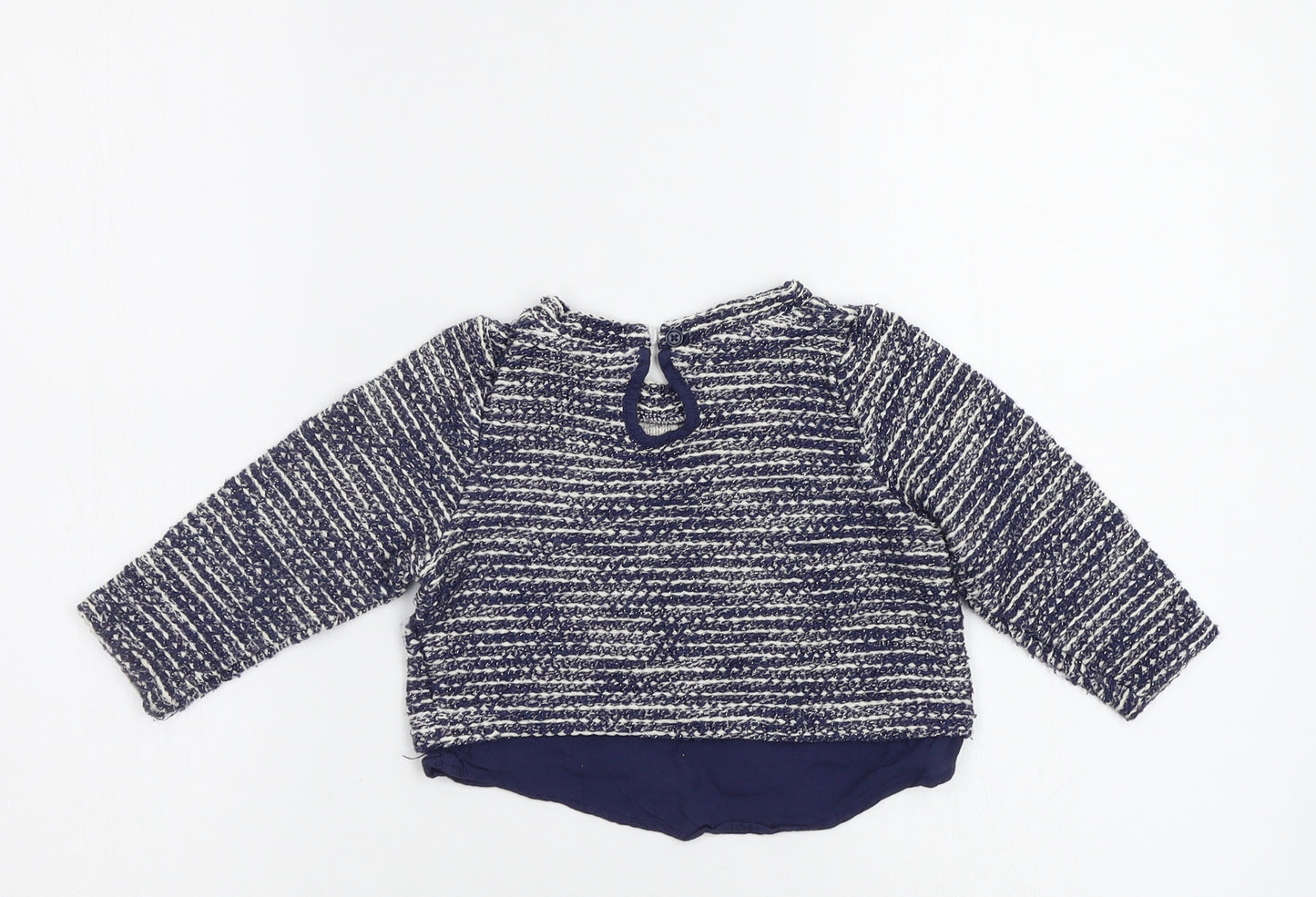 Dunnes Stores Girls Blue   Pullover Jumper Size 3 Years