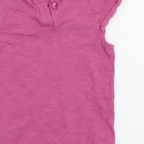 F&F Baby Pink   Basic T-Shirt Size 12-18 Months  - Heart