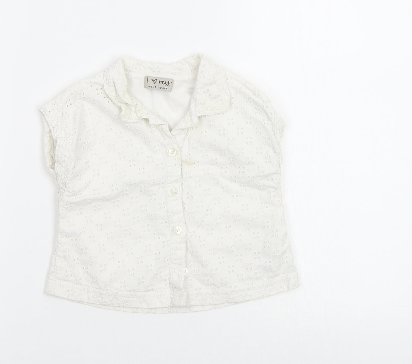 Next Baby White   Basic Button-Up Size 12-18 Months