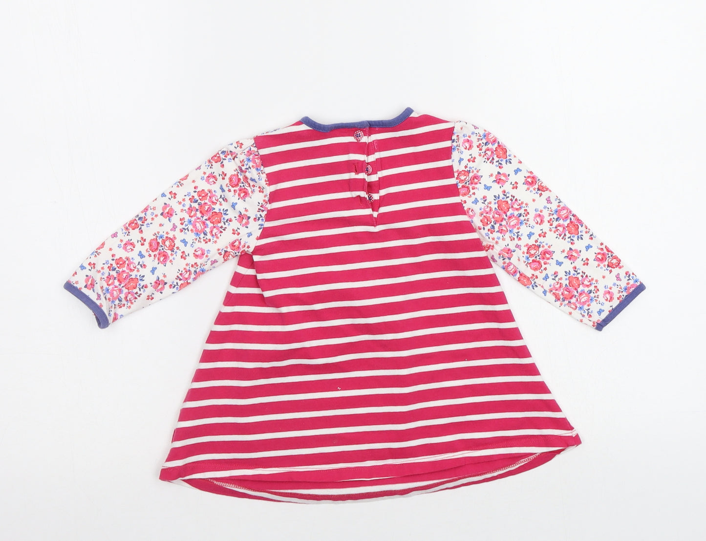 Mini Club Baby Pink Striped  A-Line  Size 9-12 Months