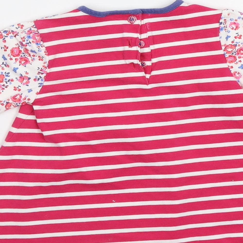 Mini Club Baby Pink Striped  A-Line  Size 9-12 Months