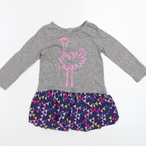 NEXT Baby Grey Geometric  A-Line  Size 12 Months