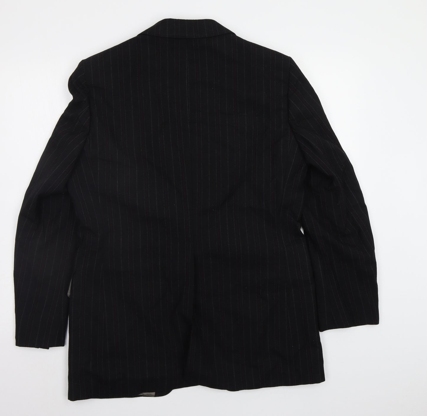 FRAME Mens Black Striped  Jacket Blazer Size 42