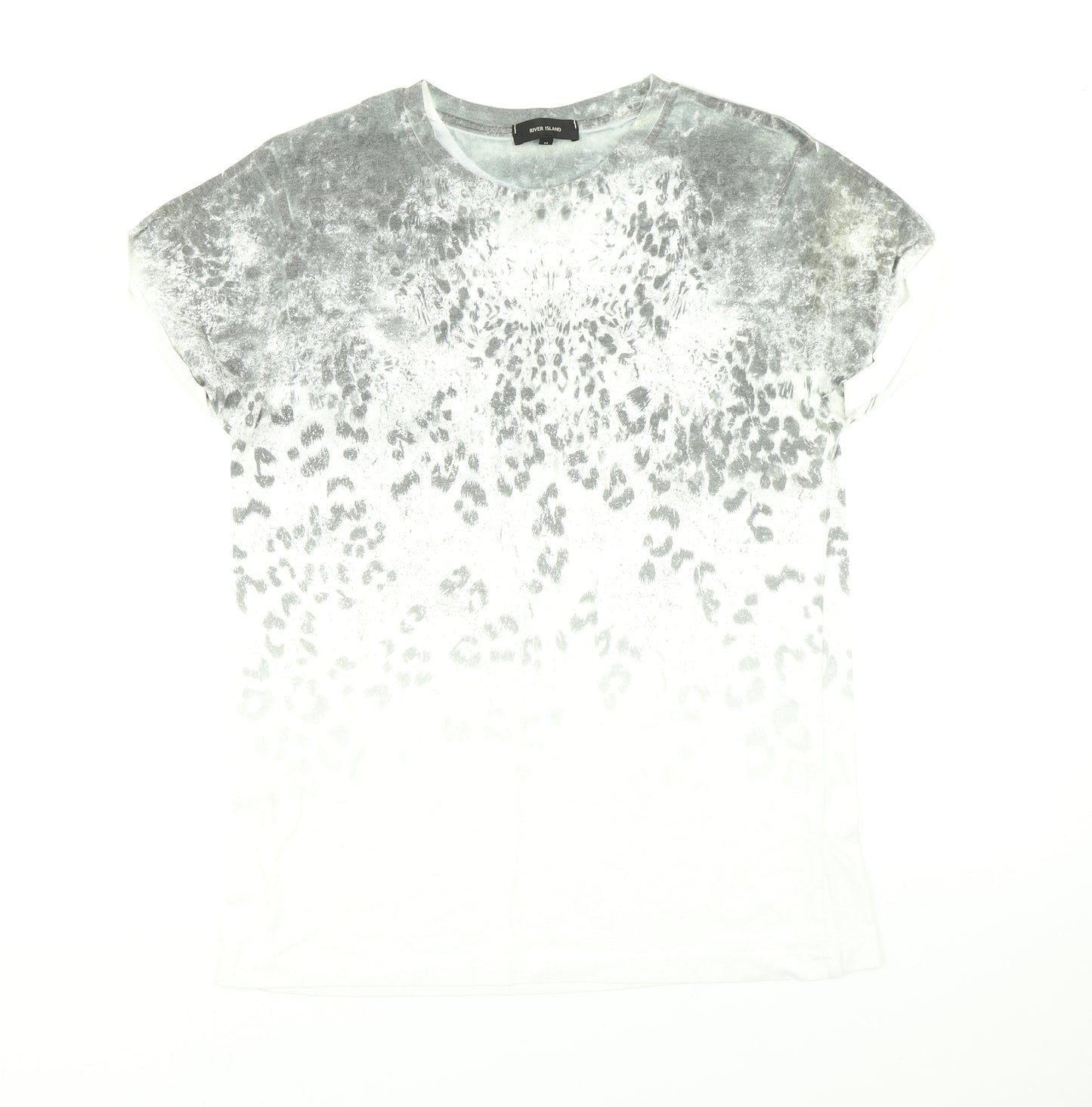 River Island Mens Multicoloured Animal Print   T-Shirt Size M