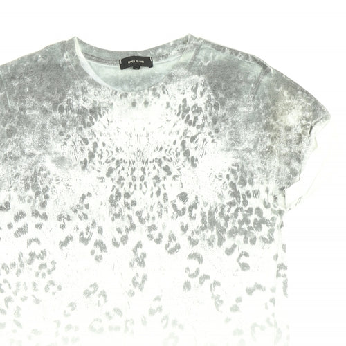 River Island Mens Multicoloured Animal Print   T-Shirt Size M