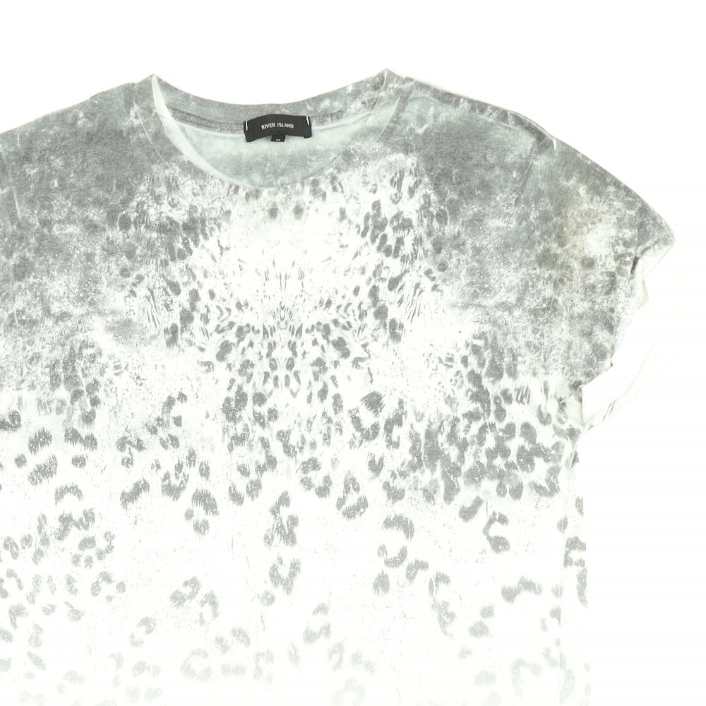 River Island Mens Multicoloured Animal Print   T-Shirt Size M