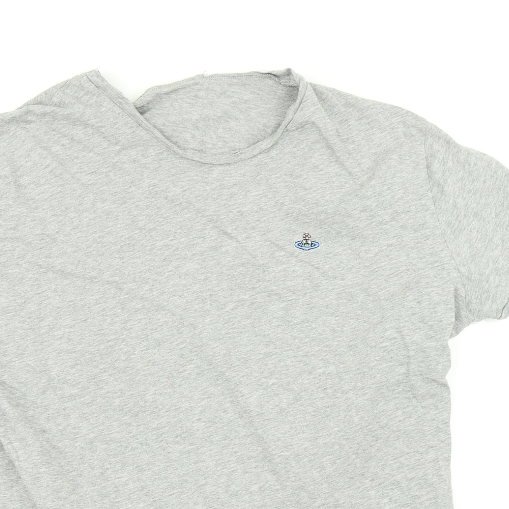 Vivienne Westwood Womens Grey   Basic T-Shirt Size M  - Planet detail