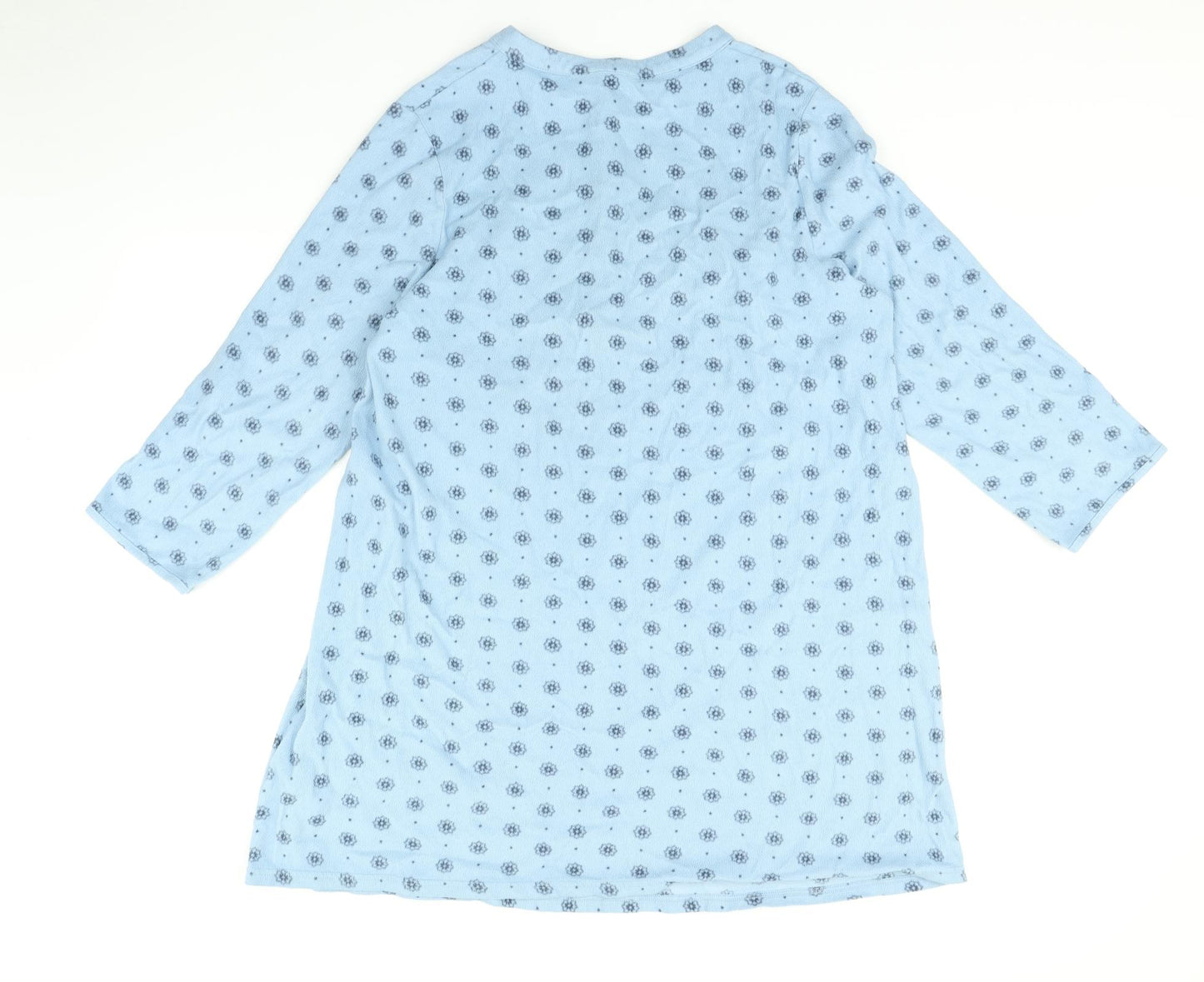 Marks and spencers Womens Blue Floral   Nightshirt Size 20