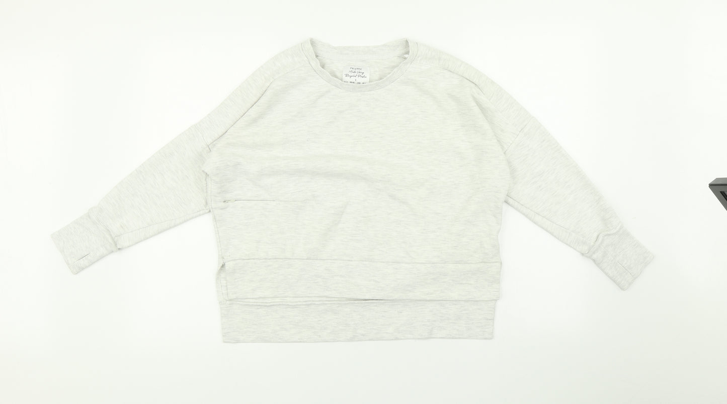 Primark Womens Grey   Pullover Jumper Size S  - Cropped