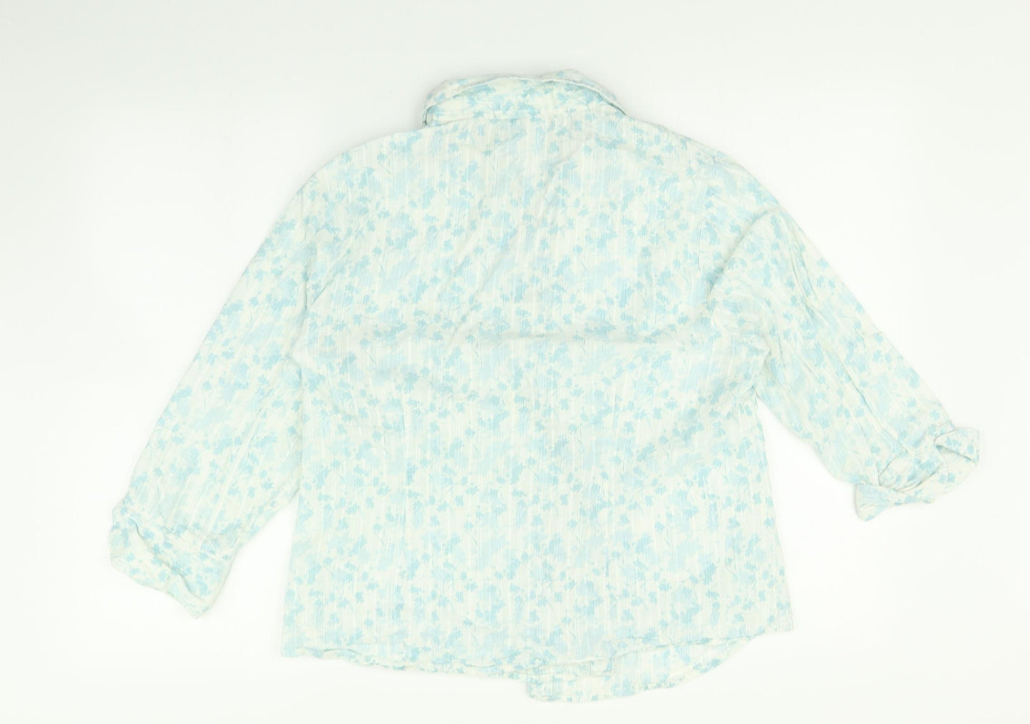 TU Womens Multicoloured Floral  Basic Button-Up Size 16
