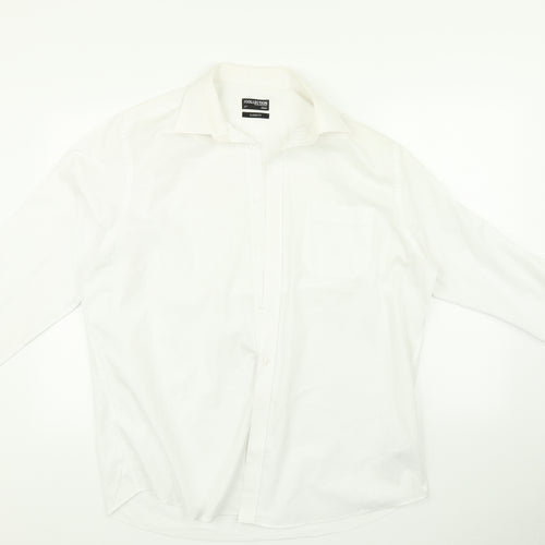 Debenhams Mens White    Dress Shirt