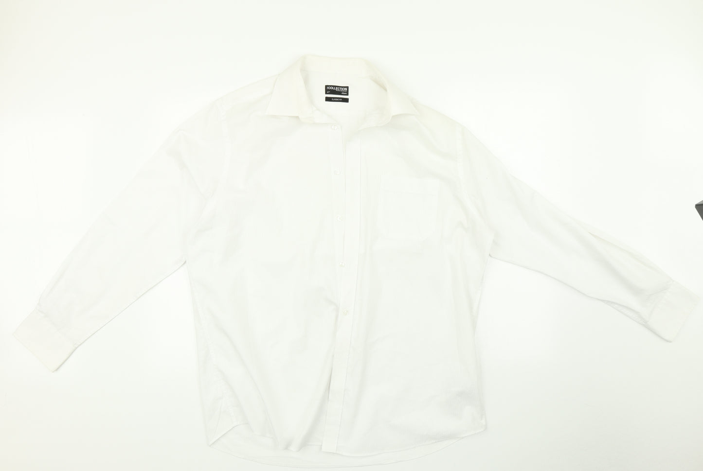 Debenhams Mens White    Dress Shirt