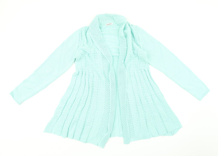 Damart Womens Blue Cardigan Jumper Size 12