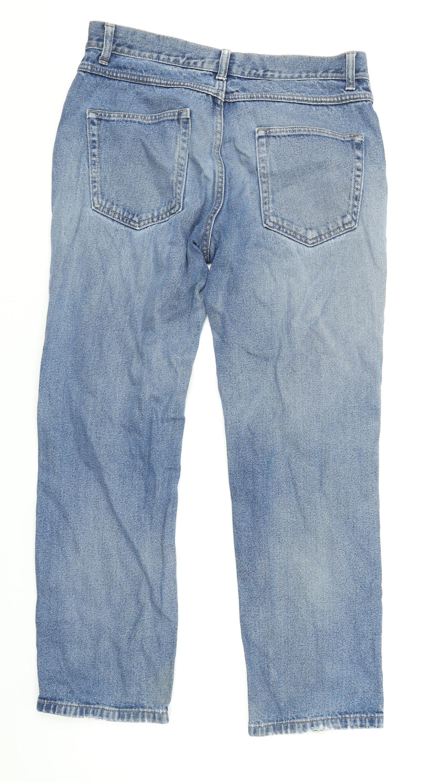 Preworn Womens Blue   Boyfriend Jeans  L29 in