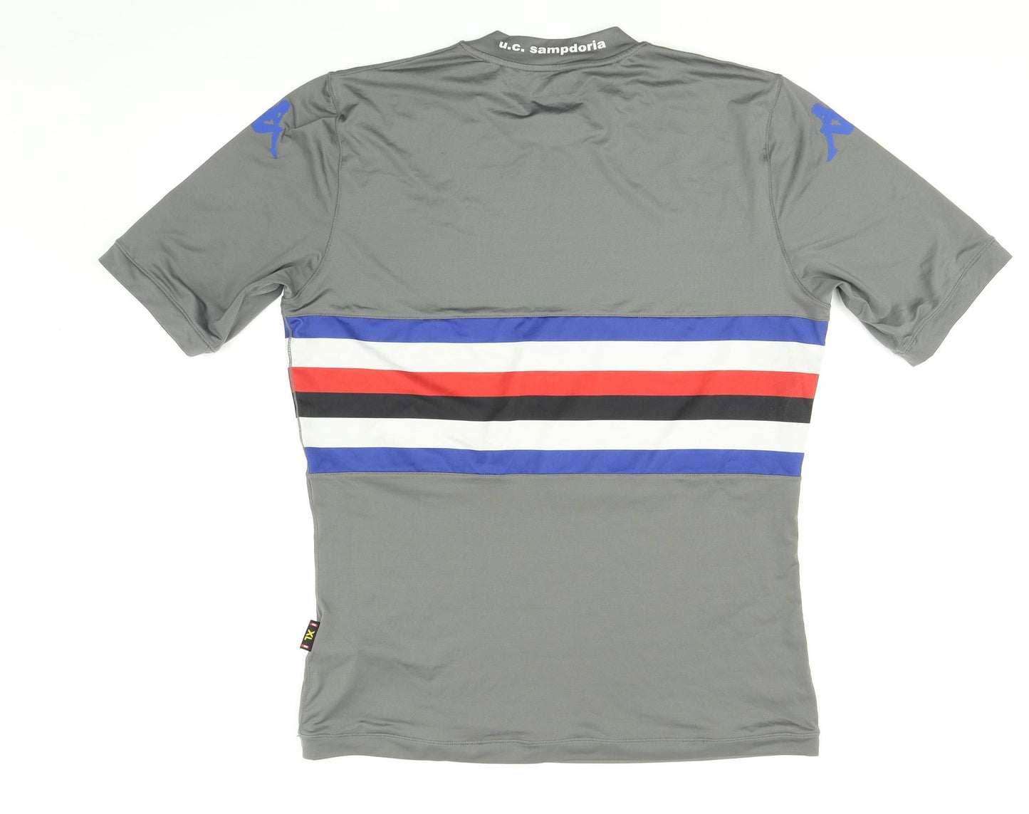 Kappa Mens Grey Striped   T-Shirt Size XL