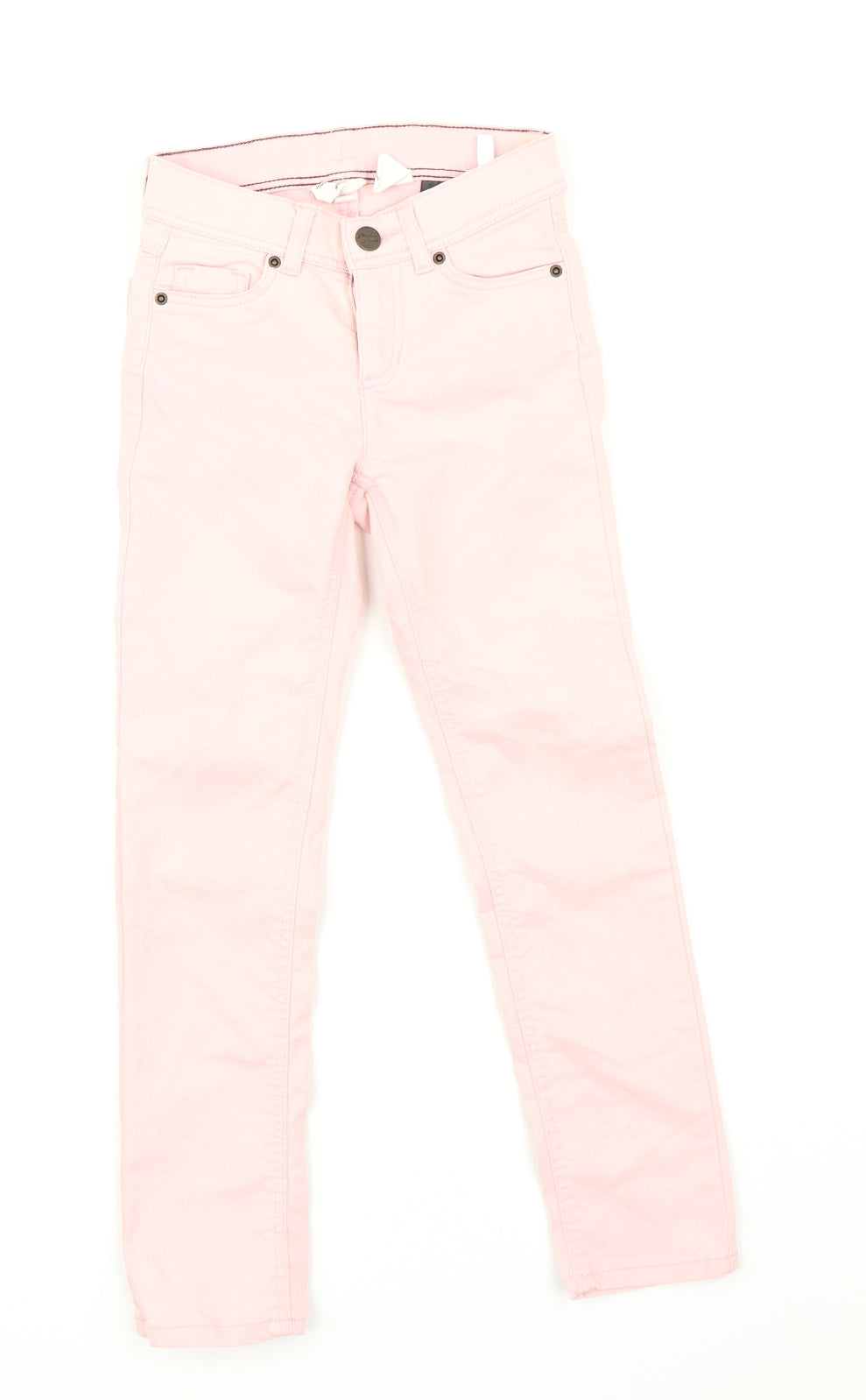 H&M Girls Pink   Skinny Jeans Size 7 Years
