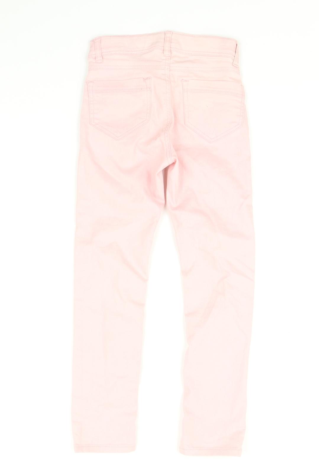 H&M Girls Pink   Skinny Jeans Size 7 Years