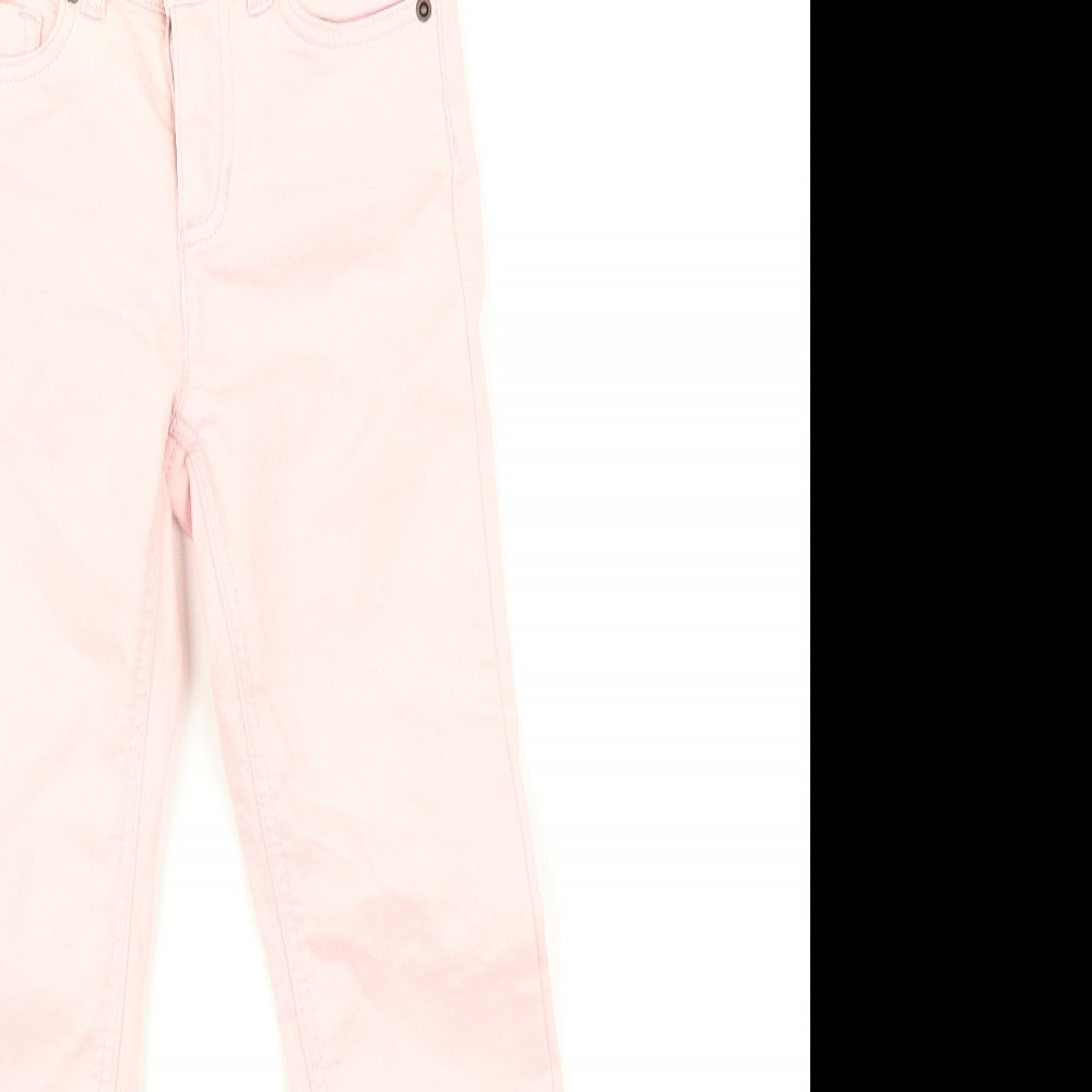 H&M Girls Pink   Skinny Jeans Size 7 Years