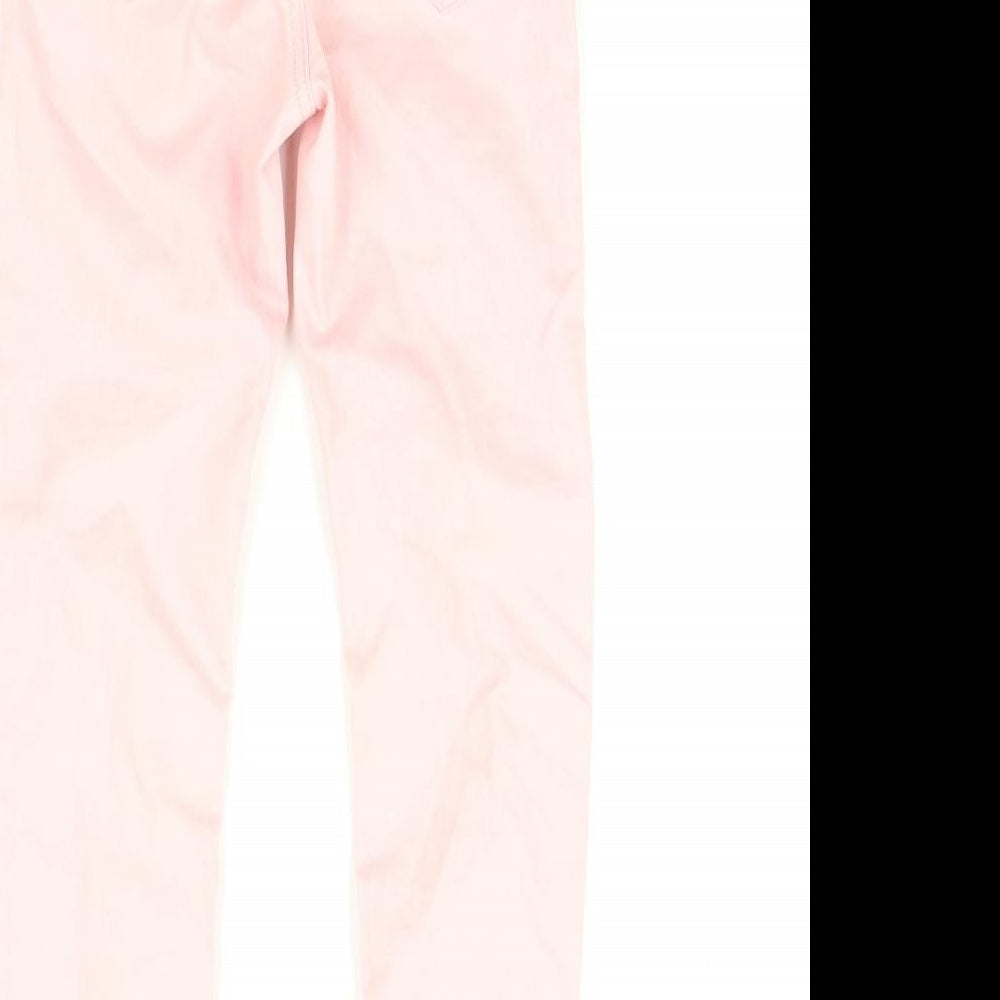 H&M Girls Pink   Skinny Jeans Size 7 Years