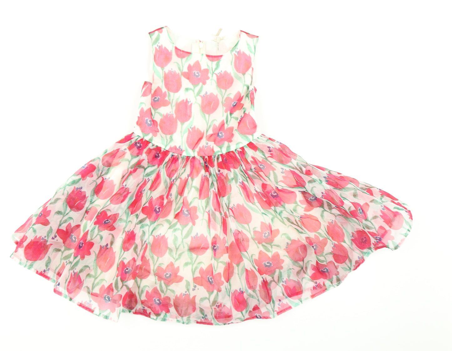 NEXT Girls Multicoloured Floral  Fit & Flare  Size 7 Years