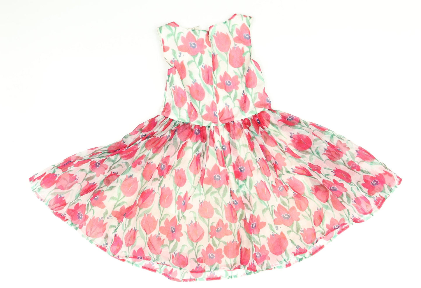 NEXT Girls Multicoloured Floral  Fit & Flare  Size 7 Years