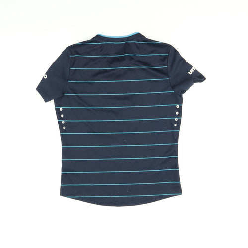 Umbro Boys Blue Striped  Basic T-Shirt Size 9 Years  - Football shirt