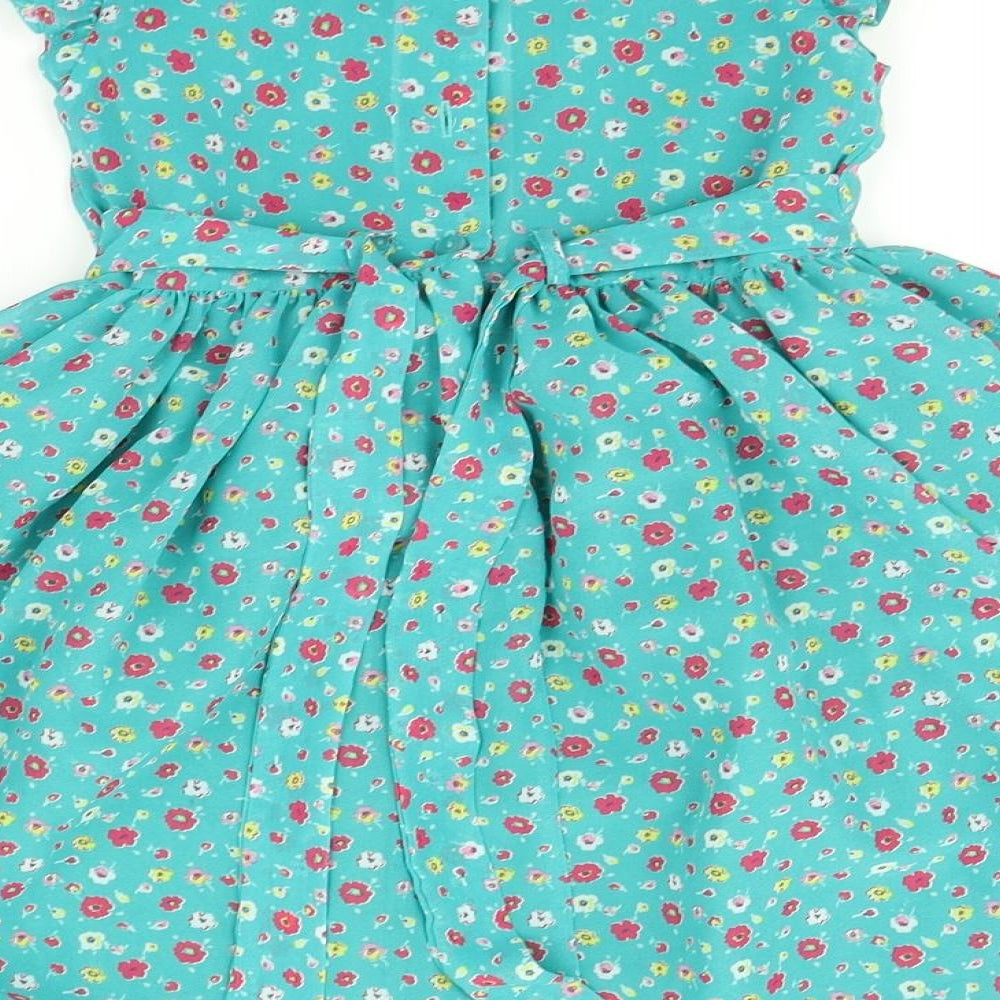 TU Girls Multicoloured Floral  Fit & Flare  Size 5 Years