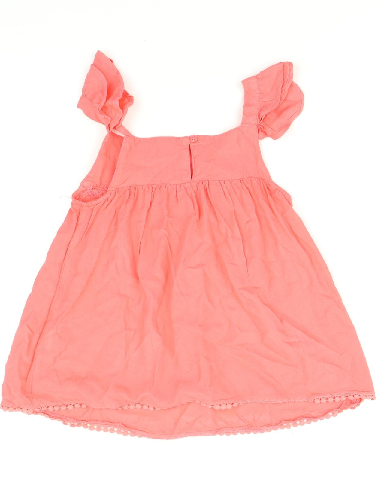 Primark Girls Pink   Basic T-Shirt Size 6-7 Years
