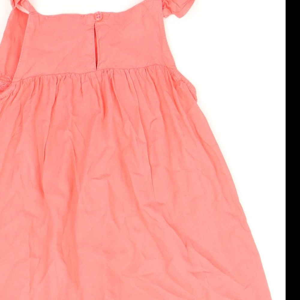 Primark Girls Pink   Basic T-Shirt Size 6-7 Years