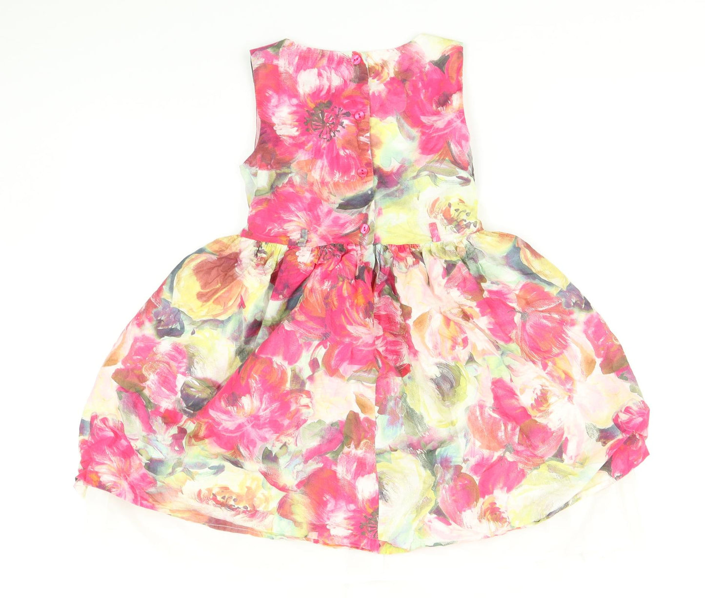 TU Girls Multicoloured Floral  Fit & Flare  Size 7 Years