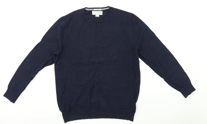 F&F Mens Blue Pullover Sweatshirt Size M