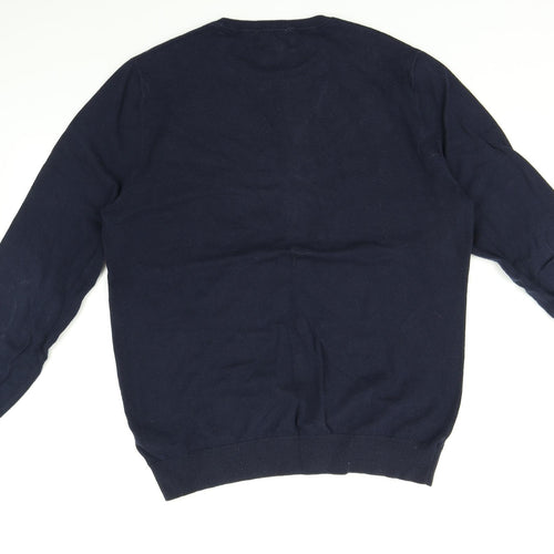 F&F Mens Blue   Pullover Sweatshirt Size M