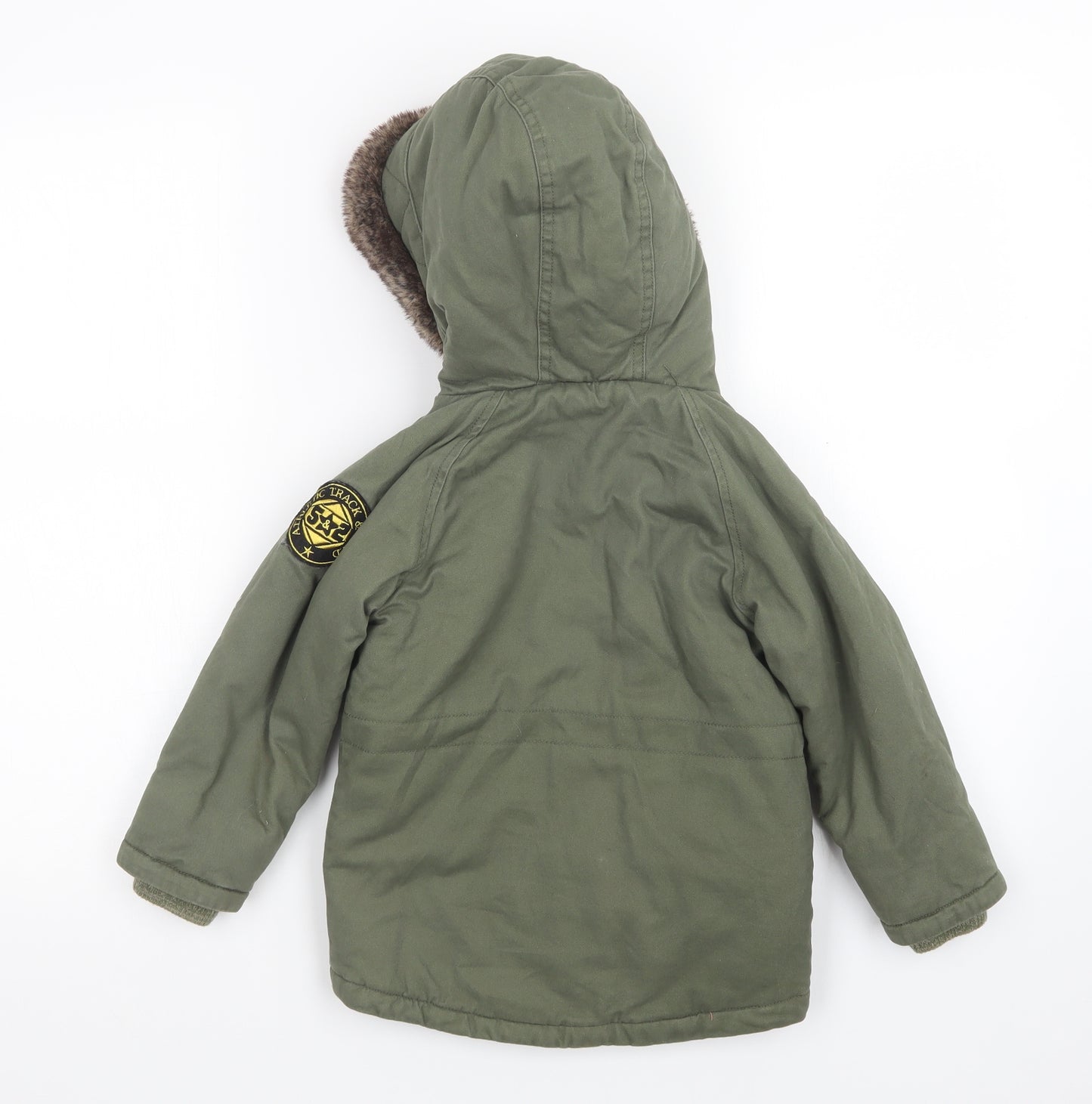George Boys Green   Military Jacket Coat Size 2-3 Years