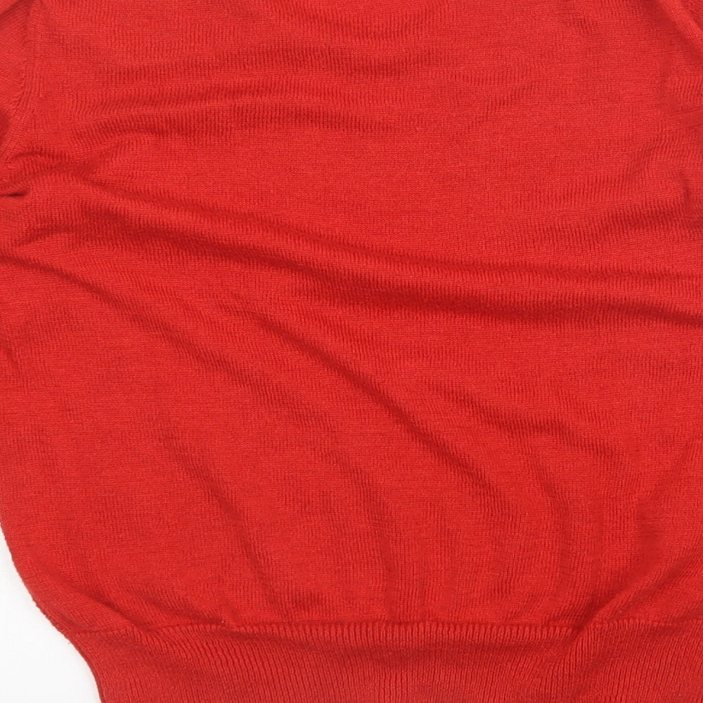 KUMiKYOKU Womens Red   Pullover Jumper Size 4