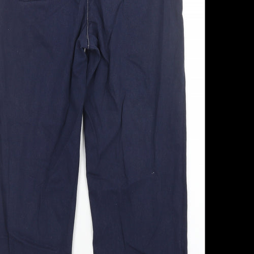 M&S Womens Blue   Wide-Leg Jeans Size 14 L27 in